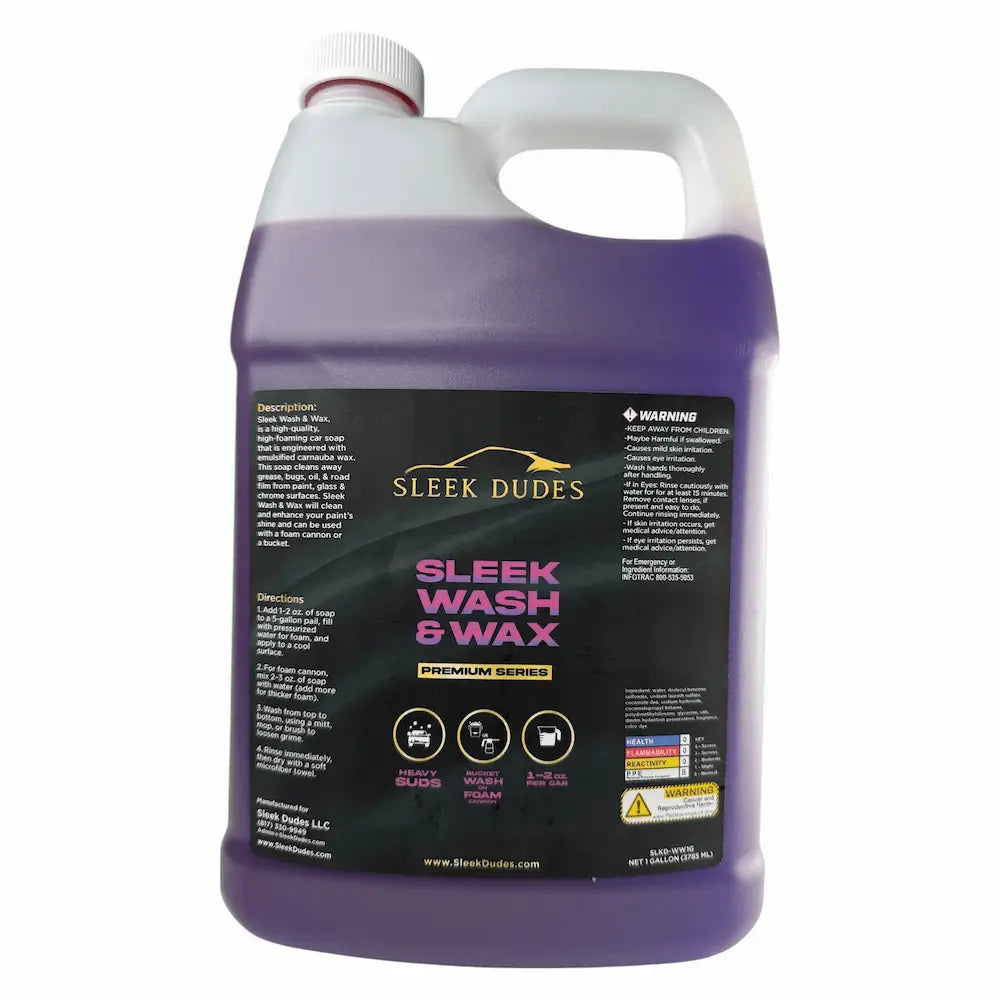 Sleek Wash and Wax Car Shampoo