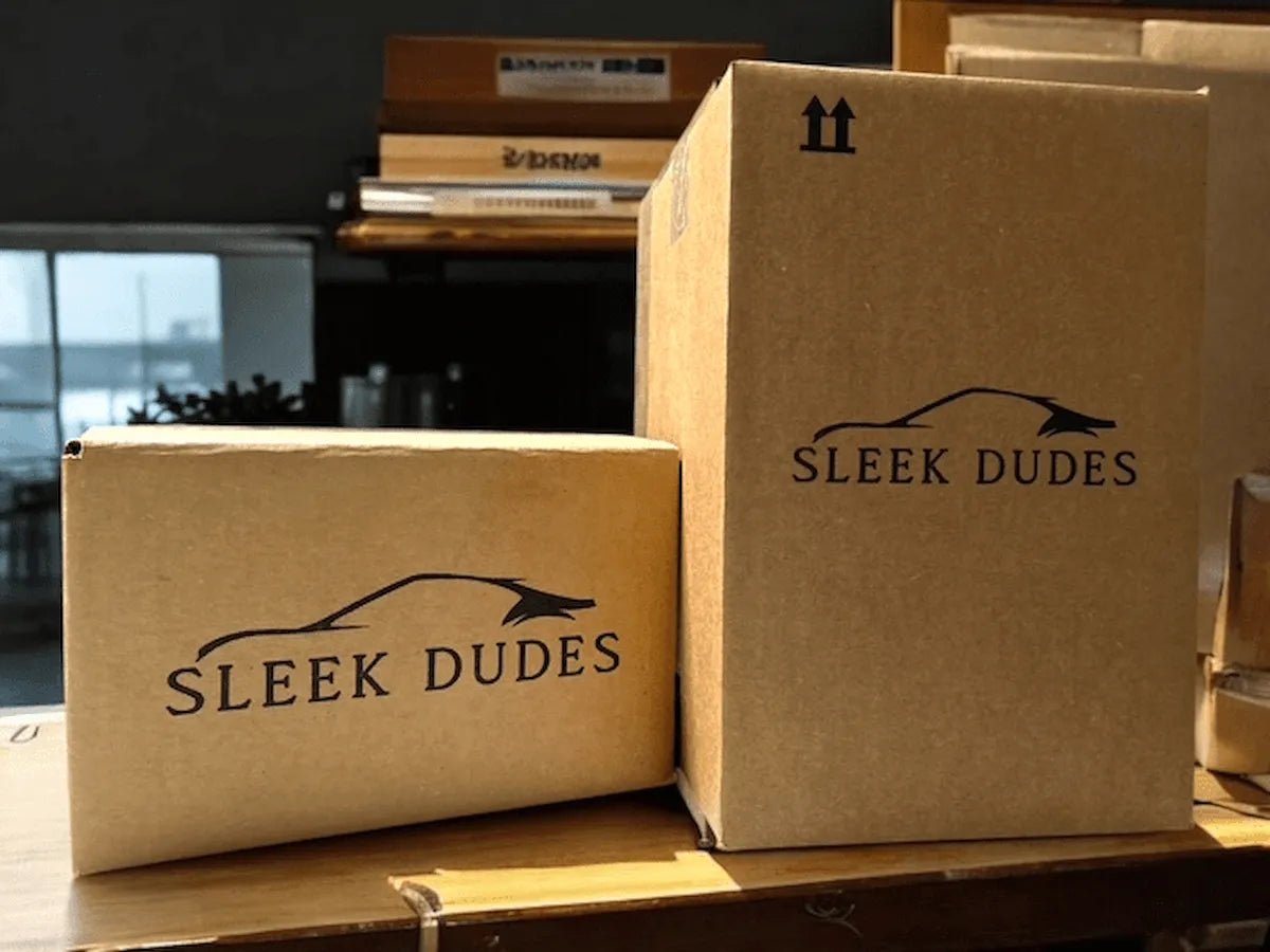 Sleek Dudes Shipping Boxes