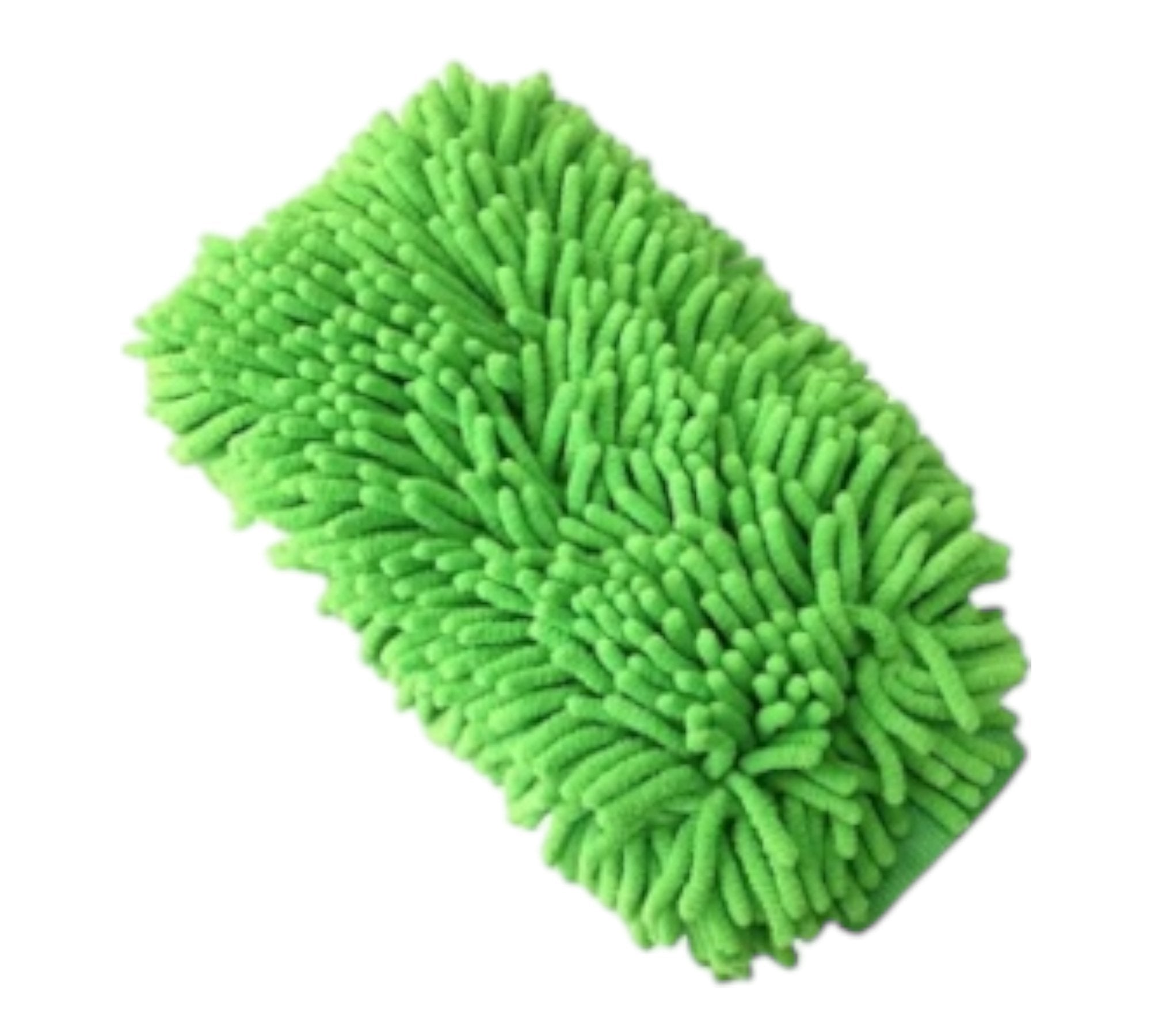 Sleek Dudes Car Care Product Car Wash Mitt Green Microfiber ultra soft