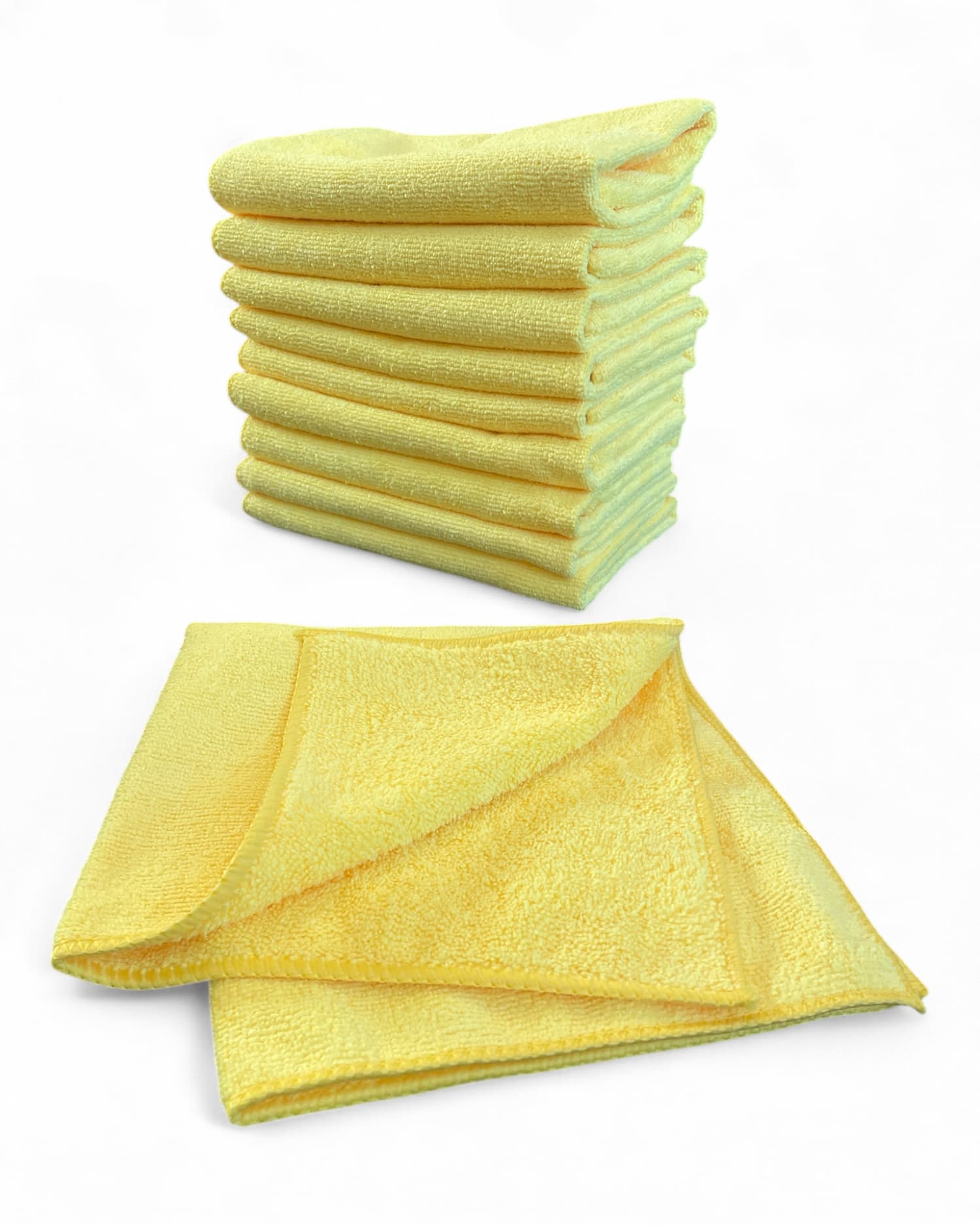 Premium 16x16 All - Purpose Microfiber Towel – Streak - Free & Lint - Free, 80/20 Blend 
