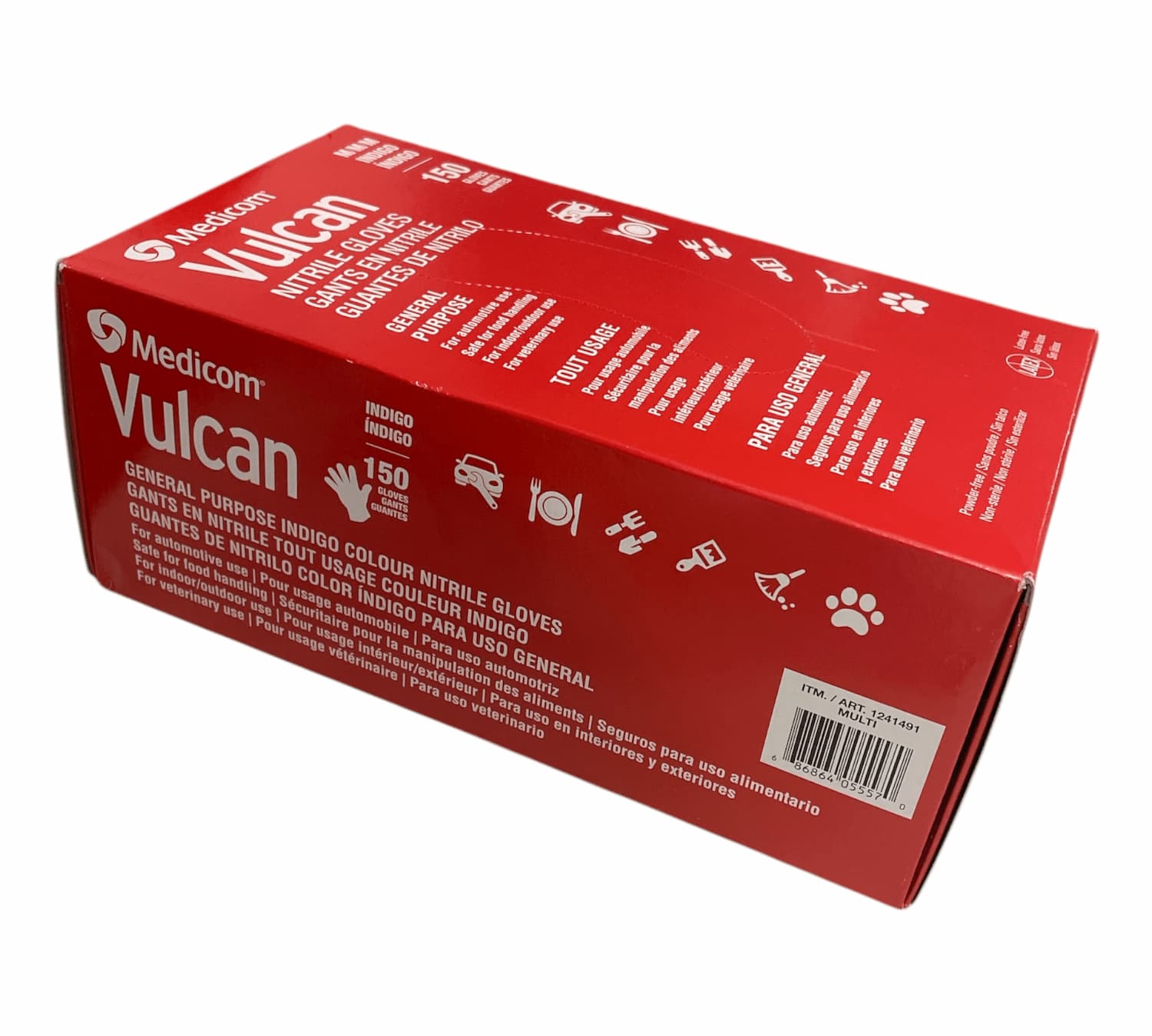 Vulcan General - Purpose Nitrile Gloves 150 Count - Sleek Dudes LLC